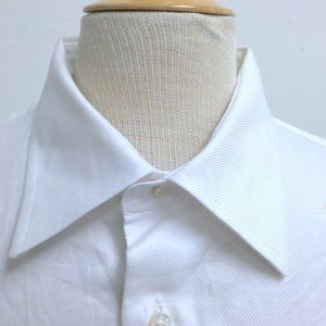 ASTER white dress shirt.Italy cotton 19.5 french cuffs